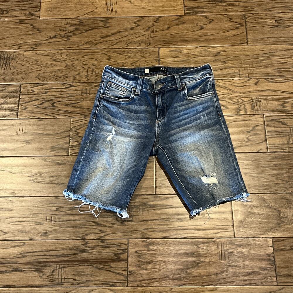 KUT From The Kloth Sophie Bermuda Shorts Mid Rise Size 2